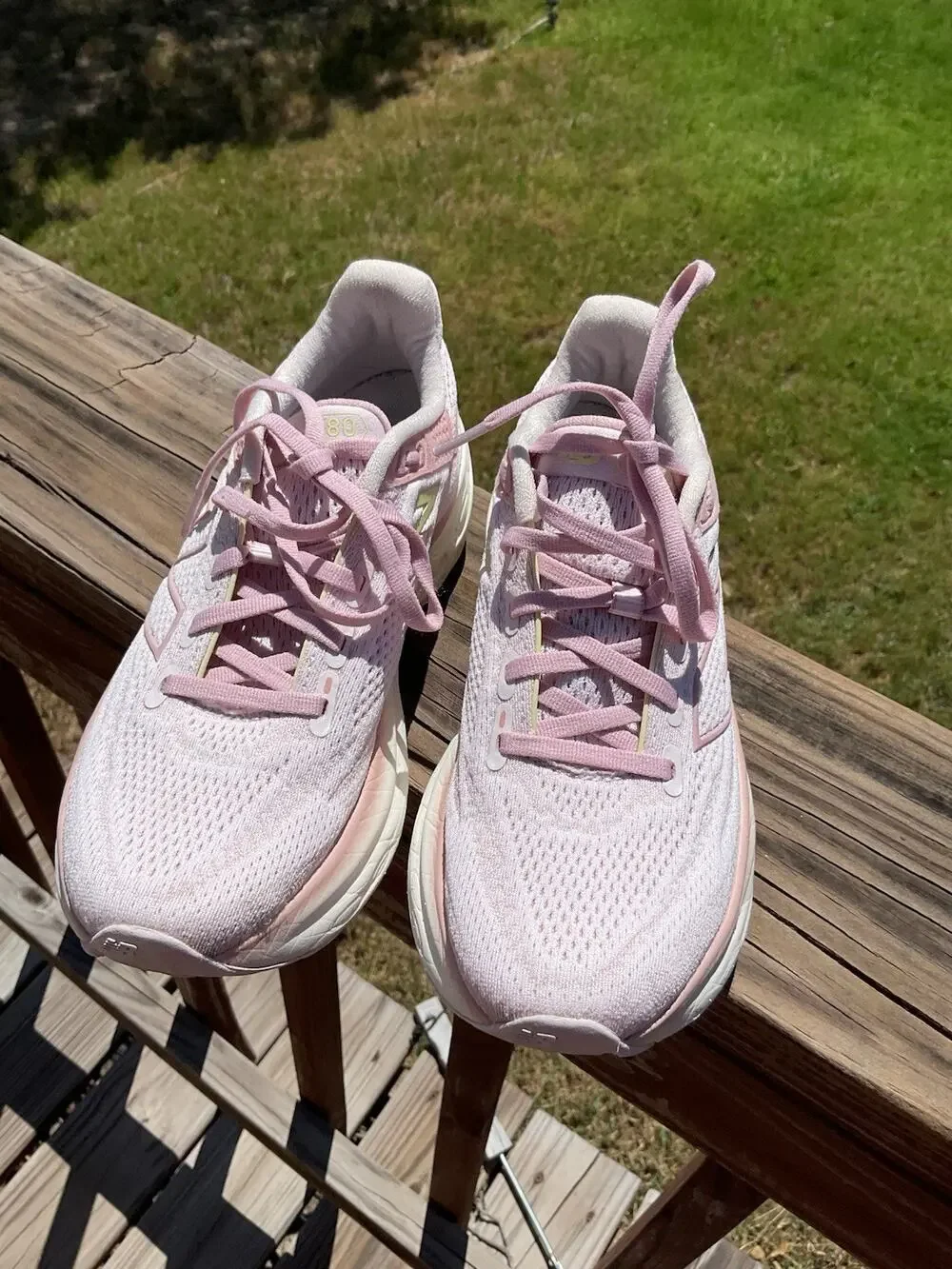 New Balance Sneakers Womens 5.5 1080 V13 W1080P13 Pink Running Gym Shoes